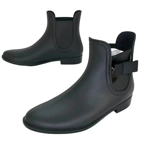 Charter Club Meradeth Black Matte Womens Rain Booties Size 10M - Picture 14 of 14